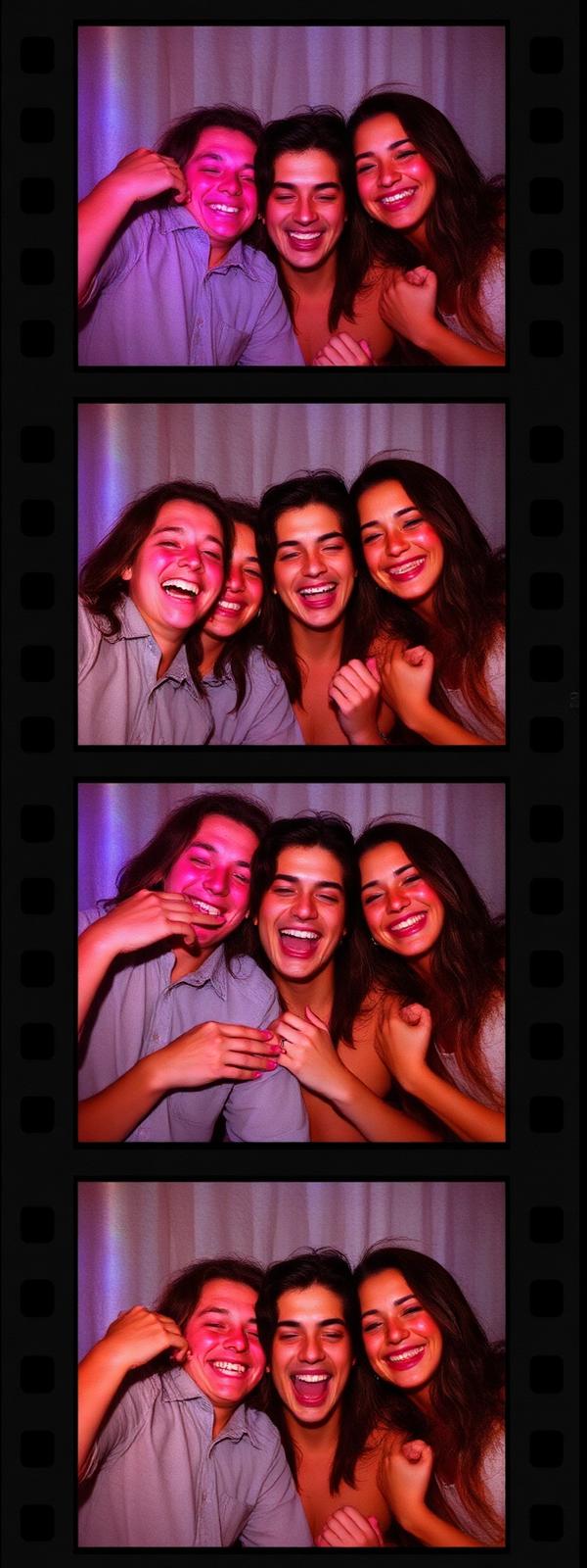 Tira de fotos autêntica produzida pela GrafeFoto